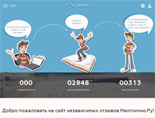 Tablet Screenshot of naotlichno.ru